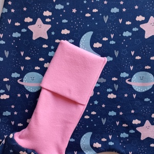 68-74-80-as őszi téli tipegő hálózsák 21-23 fokba pamut cicás felhős - ruha & divat - babaruha & gyerekruha - tipegőhálózsák - Meska.hu