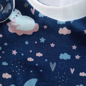 68-74-80-as őszi téli tipegő hálózsák 21-23 fokba pamut cicás felhős - ruha & divat - babaruha & gyerekruha - tipegőhálózsák - Meska.hu