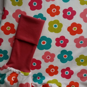 80-86-92-es őszi téli tipegő hálózsák 21-23 fokba átmeneti pamut színes virágos - ruha & divat - babaruha & gyerekruha - tipegőhálózsák - Meska.hu