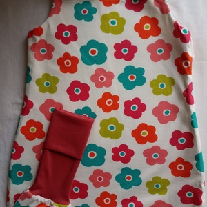 80-86-92-es őszi téli tipegő hálózsák 21-23 fokba átmeneti pamut színes virágos, Ruha & Divat, Babaruha & Gyerekruha, Tipegőhálózsák, Varrás, MESKA