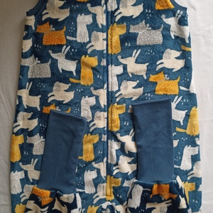 110-116-122-es őszi téli tipegő hálózsák 20-23 fokba wellsoft kutyás, Ruha & Divat, Babaruha & Gyerekruha, Tipegőhálózsák, Varrás, MESKA