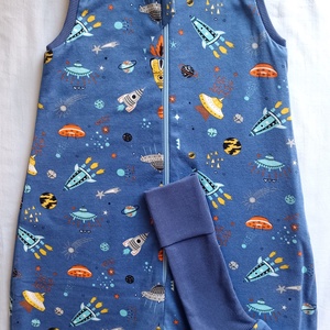 116-122-128-as Őszi-téli tipegő hálózsák átmenti pamut űrhajós, Ruha & Divat, Babaruha & Gyerekruha, Tipegőhálózsák, Varrás, MESKA