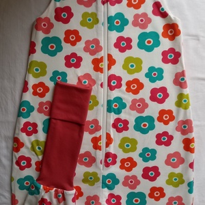 122-128-134-es őszi téli tipegő hálózsák átmeneti pamut színes virágos, Ruha & Divat, Babaruha & Gyerekruha, Tipegőhálózsák, Varrás, MESKA