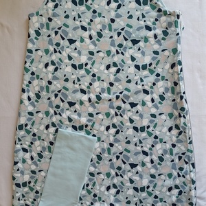 122-128-134-es tipegő hálózsák vékony pamut MELEG SZOBÁBA menta terrazzo, Ruha & Divat, Babaruha & Gyerekruha, Tipegőhálózsák, Varrás, MESKA