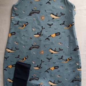 92-98-104-es őszi téli tipegő hálózsák kétrétegű pamut 21-23 fokba bálnás, Ruha & Divat, Babaruha & Gyerekruha, Tipegőhálózsák, Varrás, MESKA