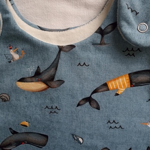 92-98-104-es őszi téli tipegő hálózsák kétrétegű pamut 21-23 fokba bálnás - ruha & divat - babaruha & gyerekruha - tipegőhálózsák - Meska.hu