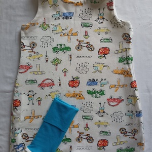 92-98-104-es Átmeneti őszi tipegő hálózsák pamut gyerekrajzos, Ruha & Divat, Babaruha & Gyerekruha, Tipegőhálózsák, Varrás, MESKA