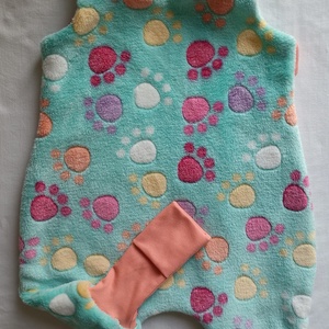 74-80-86-os téli tipegő hálózsák wellsoft + bébiplüss mneta tappancsos, Ruha & Divat, Babaruha & Gyerekruha, Tipegőhálózsák, Varrás, MESKA