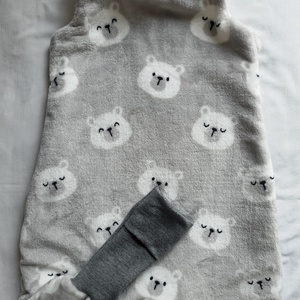 74-80-86-os téli tipegő hálózsák wellsoft + bébiplüss 19-20 fokba jegesmacis, Ruha & Divat, Babaruha & Gyerekruha, Tipegőhálózsák, Varrás, MESKA