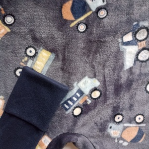 86-92-98-as őszi téli tipegő hálózsák 20-23 fokba wellsoft szürke markolós - ruha & divat - babaruha & gyerekruha - tipegőhálózsák - Meska.hu