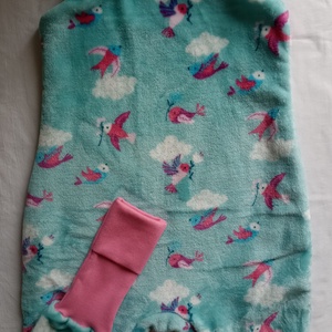 86-92-98-as őszi téli tipegő hálózsák wellsoft + vékony pamut 20-23 fok menta madárka, Ruha & Divat, Babaruha & Gyerekruha, Tipegőhálózsák, Varrás, MESKA