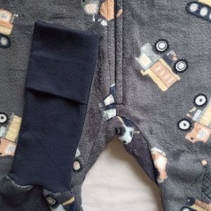 104-110-116-os őszi téli tipegő hálózsák wellsoft  21-23 fok szürke markolós - ruha & divat - babaruha & gyerekruha - tipegőhálózsák - Meska.hu