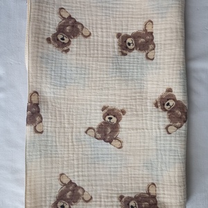 Baba kétrétegű muszlin takaró duplagéz nyári 70x90 cm FűFaFotel - otthon & életmód - babaszoba, gyerekszoba - babatakaró, gyerek pléd - Meska.hu