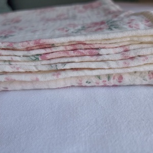 Nyári kánikula duplagéz felnőtt takaró muszlin 140x200 cm romantikus virágos - otthon & életmód - lakástextil - felnőtt takaró, pléd - Meska.hu