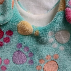 74-80-86-os téli tipegő hálózsák wellsoft + bébiplüss mneta tappancsos - ruha & divat - babaruha & gyerekruha - tipegőhálózsák - Meska.hu