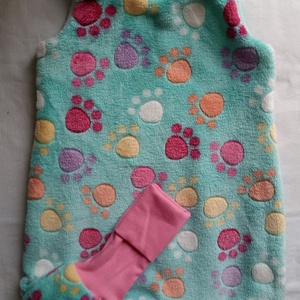 74-80-86-os téli tipegő hálózsák wellsoft + bébiplüss mneta tappancsos, Ruha & Divat, Babaruha & Gyerekruha, Tipegőhálózsák, Varrás, MESKA