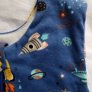 110-116-122-es Őszi téli tipegő hálózsák átmeneti pamut űrhajós - ruha & divat - babaruha & gyerekruha - tipegőhálózsák - Meska.hu