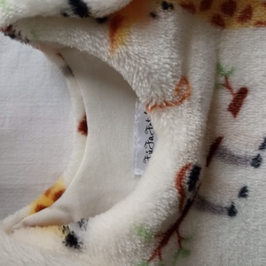 62-68-74-80-as őszi téli wellsoft babahálózsák belül pamutréteggel szafaris - ruha & divat - babaruha & gyerekruha - tipegőhálózsák - Meska.hu