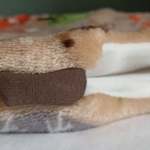 74-80-86-os téli tipegő hálózsák wellsoft + bébiplüss 20-21 fokba drapp erdős - baba - mama - babaruházat - tipegőhálózsák - Meska.hu