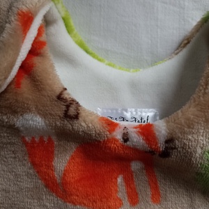 74-80-86-os téli tipegő hálózsák wellsoft + bébiplüss 20-21 fokba drapp erdős - baba - mama - babaruházat - tipegőhálózsák - Meska.hu