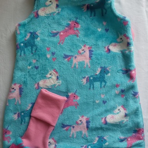 74-80-86-os őszi-téli tipegő hálózsák wellsoft 21-23 fokba egyszarvús - Meska.hu