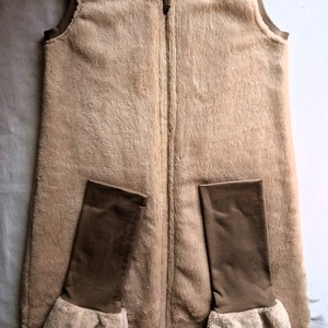 128-134-140-es Őszi téli tipegő hálózsák wellsoft 20-22 fokba drapp beige - Meska.hu