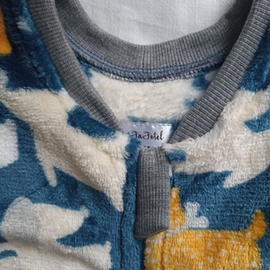 110-116-122-es őszi téli tipegő hálózsák 20-23 fokba wellsoft kutyás - baba - mama - babaruházat - tipegőhálózsák - Meska.hu