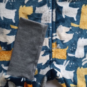 110-116-122-es őszi téli tipegő hálózsák 20-23 fokba wellsoft kutyás - baba - mama - babaruházat - tipegőhálózsák - Meska.hu