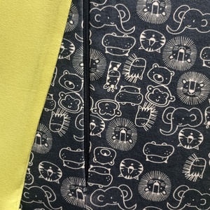 134-140-146-os Őszi tipegő hálózsák átmeneti 22-24 fokba pamut sötétkék állatos - baba - mama - babaruházat - tipegőhálózsák - Meska.hu