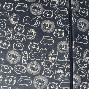 134-140-146-os Őszi tipegő hálózsák átmeneti 22-24 fokba pamut sötétkék állatos - baba - mama - babaruházat - tipegőhálózsák - Meska.hu