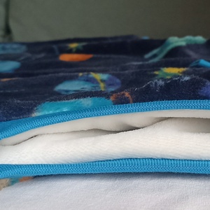 104-110-116-os téli tipegő hálózsák wellsoft + bébiplüss HIDEG 19-20 fokos SZOBÁBA űrhajós - baba - mama - babaruházat - tipegőhálózsák - Meska.hu