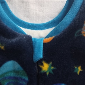 104-110-116-os téli tipegő hálózsák wellsoft + bébiplüss HIDEG 19-20 fokos SZOBÁBA űrhajós - baba - mama - babaruházat - tipegőhálózsák - Meska.hu