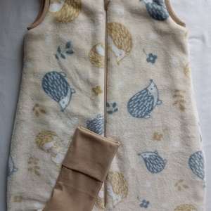 98-198-104-110-es őszi téli tipegő hálózsák HŰVÖS SZOBA wellsoft + vékony pamut 20-22 fokba  sünis - Meska.hu