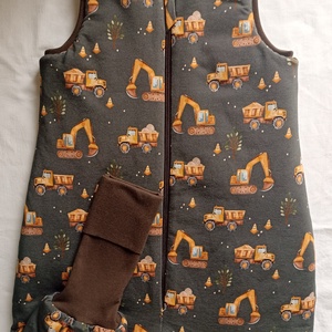 Őszi Téli pamut tipegő hálózsák Markolós RENDELÉSRE 62 68 74 80 86 92 98 104 110 116 122 128 134 140 146  - baba - mama - babaruházat - tipegőhálózsák - Meska.hu