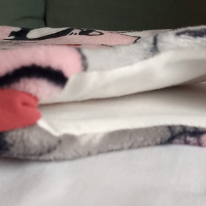 80-86-92-es őszi téli tipegő hálózsák wellsoft + pamut cicás - baba - mama - babaruházat - tipegőhálózsák - Meska.hu