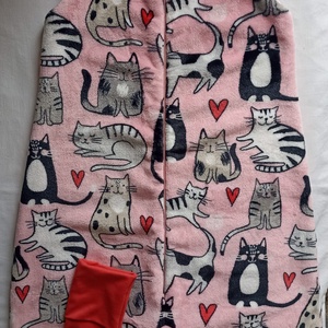 116-122-128-as őszi téli tipegő hálózsák 20-22 fok wellsoft cicás, Baba - mama, Babaruházat, Tipegőhálózsák, Varrás, MESKA