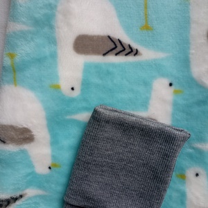 1110-116-122-es őszi téli tipegő hálózsák 20-22 fokba Hűvös szoba wellsoft pamuttal sirályos - baba - mama - babaruházat - tipegőhálózsák - Meska.hu