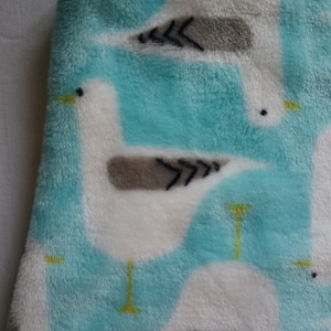 92-98-104-es őszi téli tipegő hálózsák 20-22 fokba wellsoft+ vékony pamut sirályos - baba - mama - babaruházat - tipegőhálózsák - Meska.hu