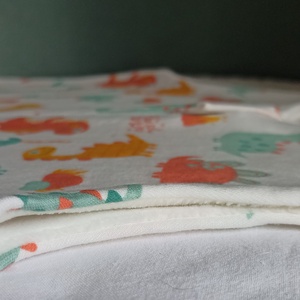 116-122-128-as őszi téli tipegő hálózsák átmeneti pamut nari dínós - baba - mama - babaruházat - tipegőhálózsák - Meska.hu