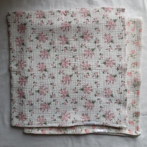 Baba Muszlin Nagykendő 65x65 cm duplagéz babakendő, rongyi, nyunyóka, gézkendő - baba - mama - szoptatási, etetési kellékek - szoptatós kendő - Meska.hu