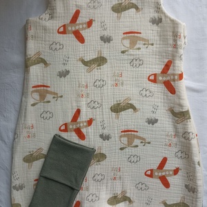 86-92-98-as Átmeneti meleg szoba muszlin tipegő hálózsák kétrétegű duplagéz repülők - Meska.hu