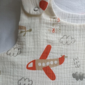 86-92-98-as Átmeneti meleg szoba muszlin tipegő hálózsák kétrétegű duplagéz repülők - baba - mama - babaruházat - tipegőhálózsák - Meska.hu