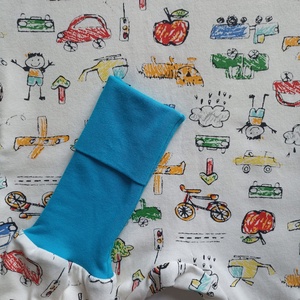 80-86-92-es Őszi tipegő hálózsák átmenti duplapamut gyerekrajzos - baba - mama - babaruházat - tipegőhálózsák - Meska.hu