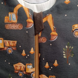 116-122-128-as őszi téli tipegő hálózsák átmeneti pamut 21-23 fokba narancs markolós - baba - mama - babaruházat - tipegőhálózsák - Meska.hu