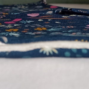 110-116-122-es Tavaszi tipegő hálózsák pamut ÁTMENETI 22-24 fokba skék virágos - baba - mama - babaruházat - tipegőhálózsák - Meska.hu