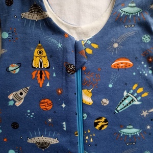 128-134-140-es Tavaszi tipegő hálózsák 21-23 fokba átmeneti  pamut űrhajós  - baba - mama - babaruházat - tipegőhálózsák - Meska.hu