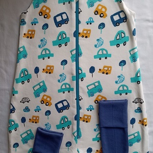 116-122-128-as Tavaszi tipegő hálózsák 21-23 fokba átmeneti pamut autós, Baba - mama, Babaruházat, Tipegőhálózsák, Varrás, MESKA