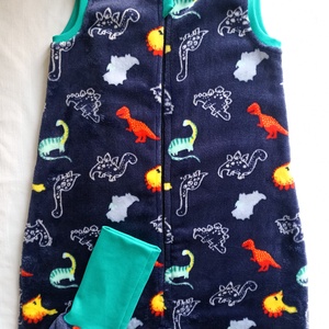 110-116-122-es téli tavaszi tipegő hálózsák 20-23 fokba wellsoft dínós, Baba - mama, Babaruházat, Tipegőhálózsák, Varrás, MESKA