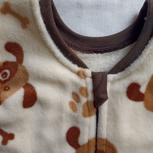 110-116-122-es Tavaszi átmeneti tipegő hálózsák 20-23 fokba wellsoft kutyás - baba - mama - babaruházat - tipegőhálózsák - Meska.hu