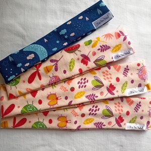 Hajpántok különböző méretekben nyári rét mintával és , Ruha & Divat, Hajdísz & Hajcsat, Hajráf & Hajpánt, Varrás, MESKA